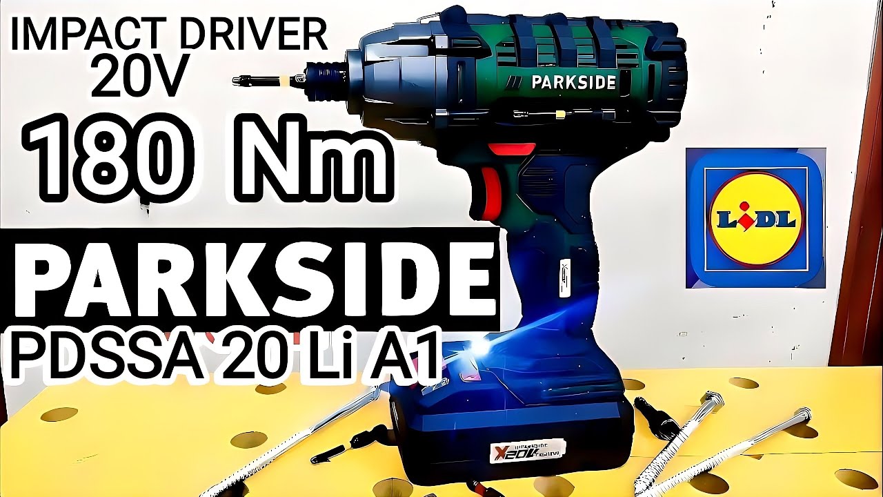 Parkside PDSSA 20 Li A1 Cordless Impact Driver #parkside#lidl#tools 