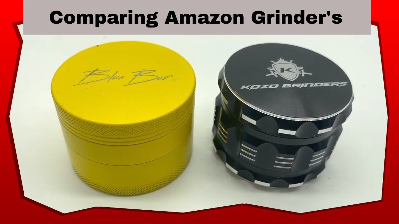 Comparing Amazon Herb Grinders (Kozo + BlueBus) YouTube