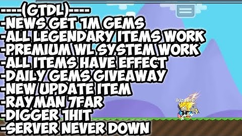 💎BEST! Growtopia Private Server + Tutorial Join!!! (LIKE REAL GT) | GTDL