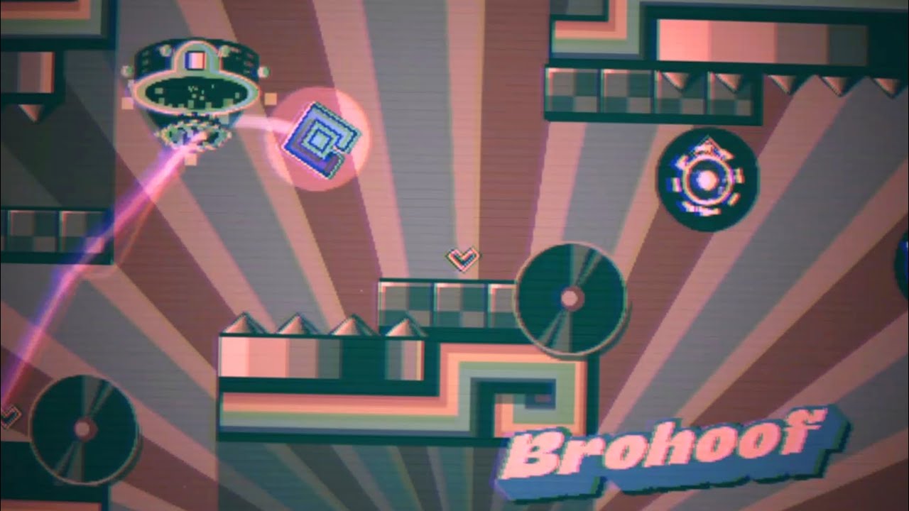 My part in 'Brohoof' | Geometry Dash Collab Design - YouTube
