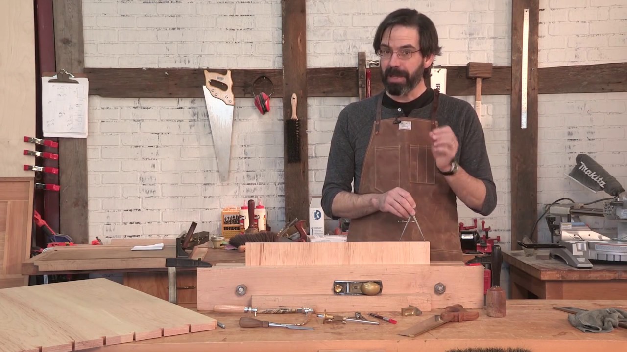 laying out dovetails with christopher schwarz - youtube