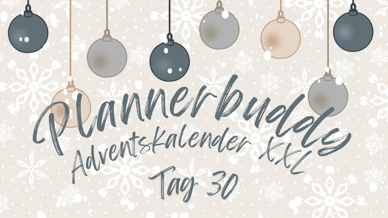 Plannerbuddy Adventskalender XXL 2026 | Türchen 30 | wirres Geplane am Tisch | back im Hobonichi ❤️