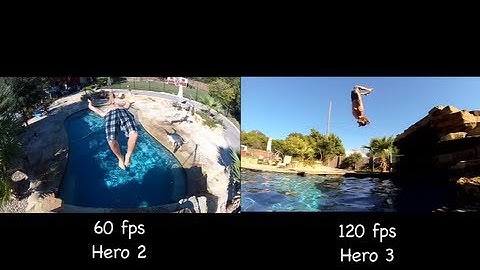 GoPro Hero3 120fps vs Hero2 60fps In 720p - GoPro Tip #29 | MicBergsma
