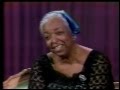 Capture de la vidéo Ethel Waters--Dinah, Taking A Chance On Love, 1972 Tv