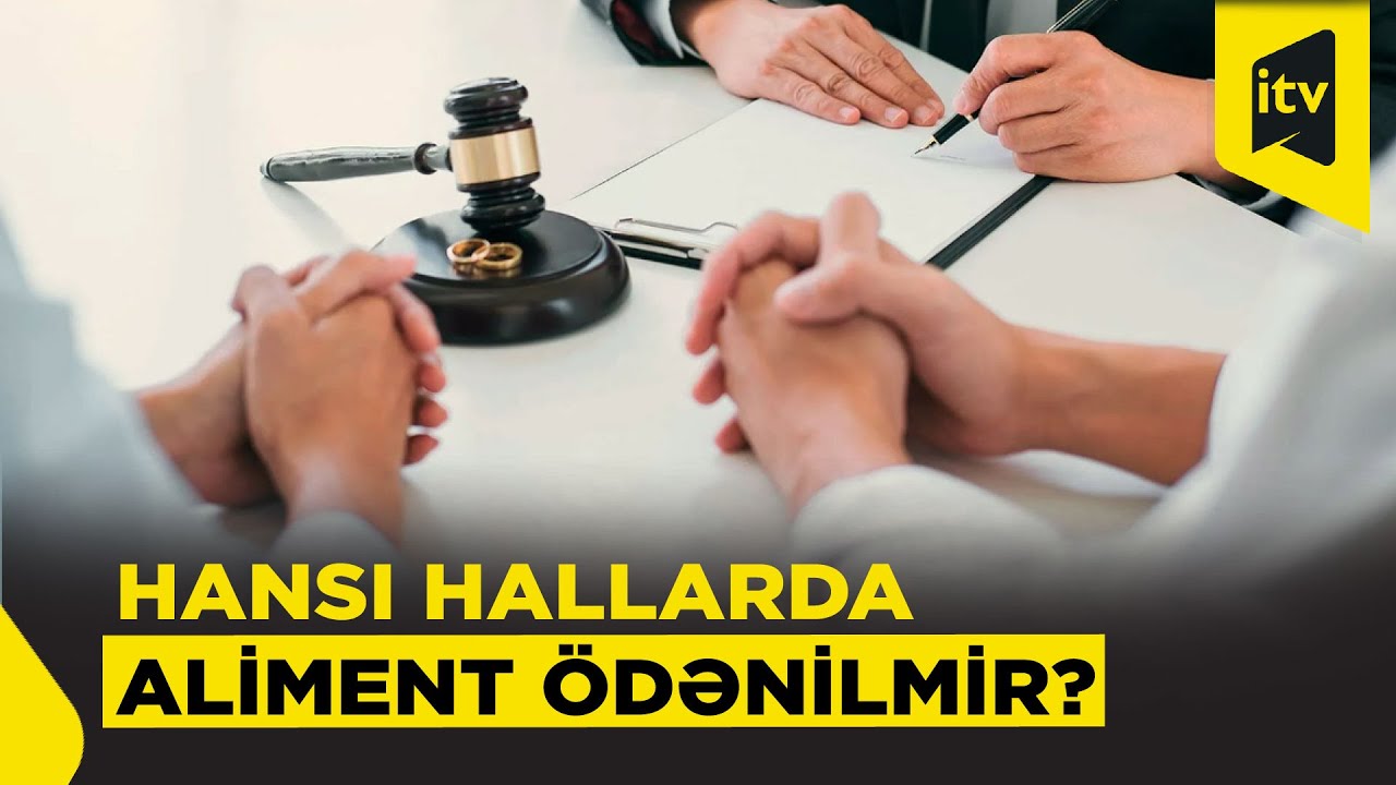 Aliment valideynlərdən məhkəmə qaydasında tutulur