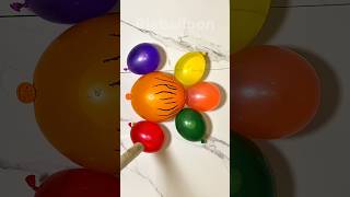 Color Splash Balloon Popping 🎈💧 Super Satisfying ASMR #asmr #satisfying #poppballons