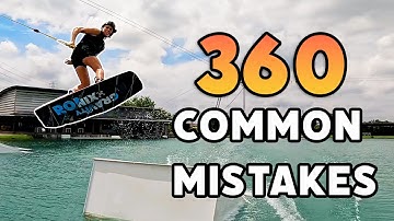 5 common Mistakes 360 off the Kicker - Cable Wakeboarding Trick Tips