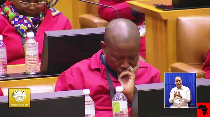 Ramaphosa Hitting Back At Julius Malema - (Pravin Gordhan Issue)