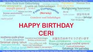 Ceri   Languages Idiomas - Happy Birthday