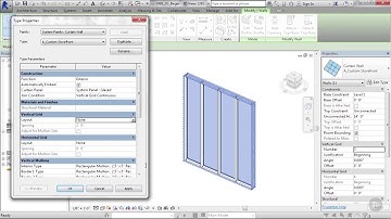 Understanding Curtain Wall Constrains in Revit