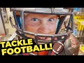 9 year old starts tackle football!