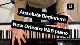 ABSOLUTE Beginners (New Series) New Orleans Rhythm and Blues piano. Lesson 1: Jimmy Yancey Bass