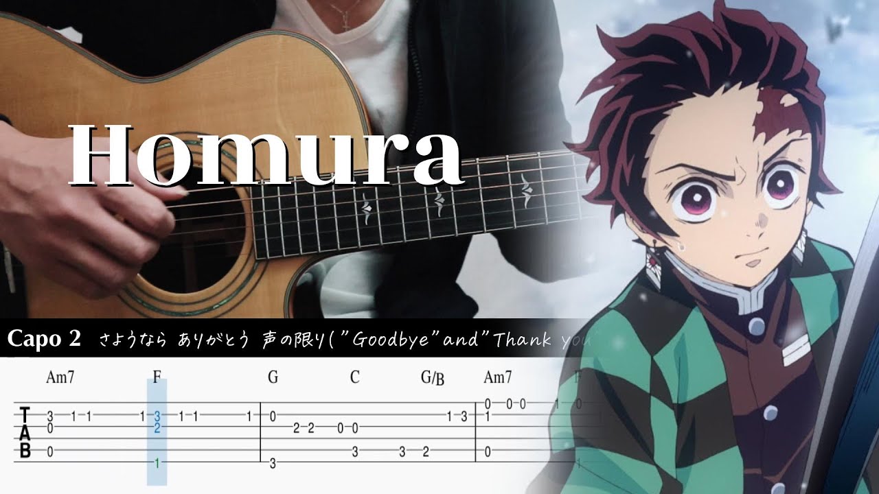 Demon Slayer ED Ep 19 - Kamado Tanjirou no Uta Guitar Tutorial Chords -  Chordify