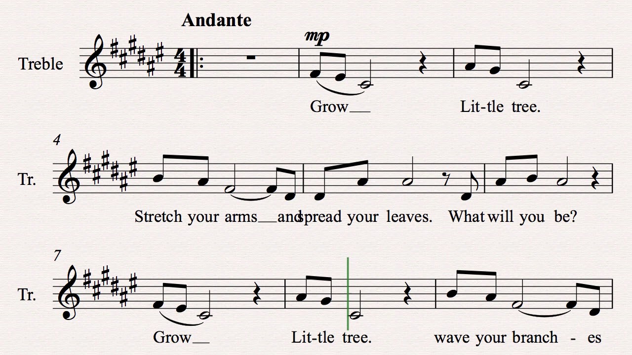 Grow Little Tree slow version