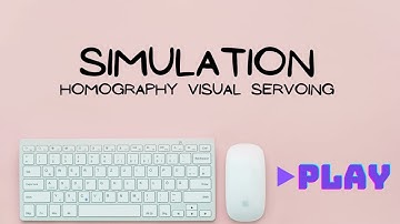 [Simulation] Homography Visual servoing