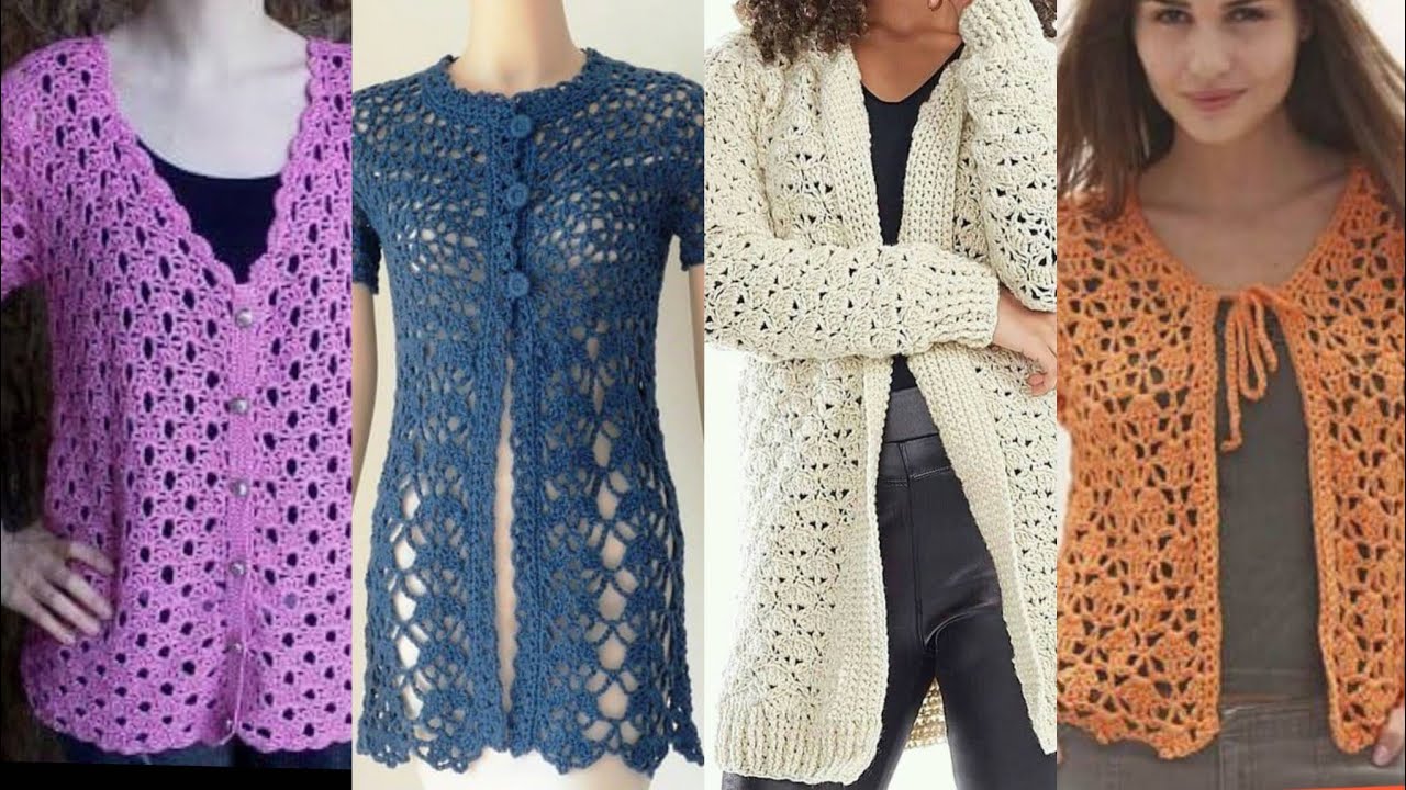 Gorgeous and Gorgeous crochet handknit vest blouse top pattern designs ideas for women 
