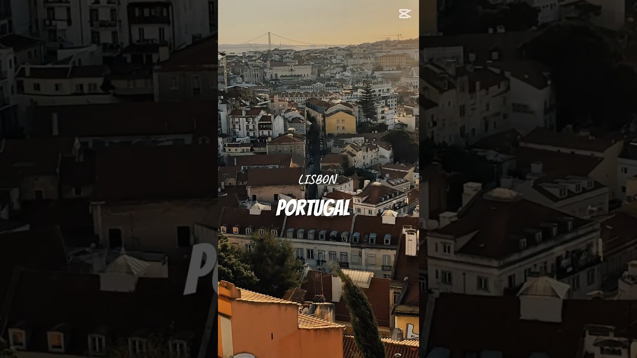 The City Under a Golden Sky | Relaxing Sunset View 