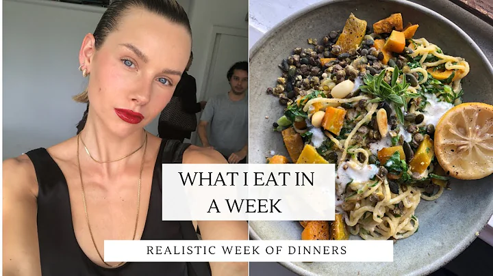 Realistic what I eat in a week | modeling in brazi...