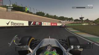 F1 2016 - Corrida rápida em Interlagos - Thrustmaster T300RS - PS4 - 1080p 60fps screenshot 3