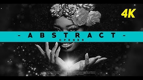 After Effects Template: Abstract Opener