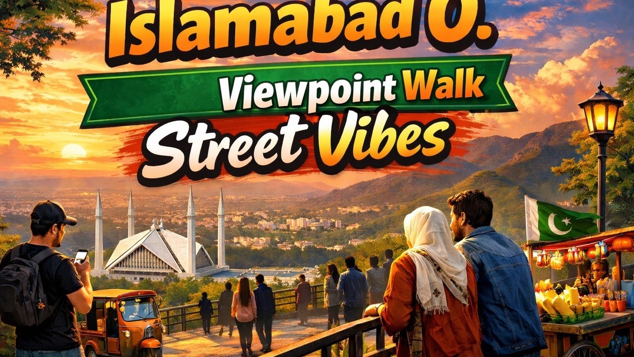Islamabad 0. | Shakarparian Viewpoint Walk | Street Vibes