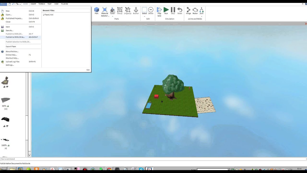 Roblox studio map