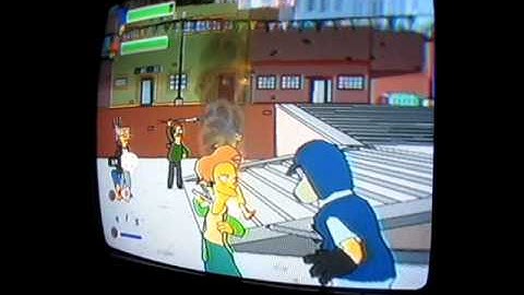 The Simpsons Game PS2 Walkthrough Level 5: Mob Rules Part 2 of 2