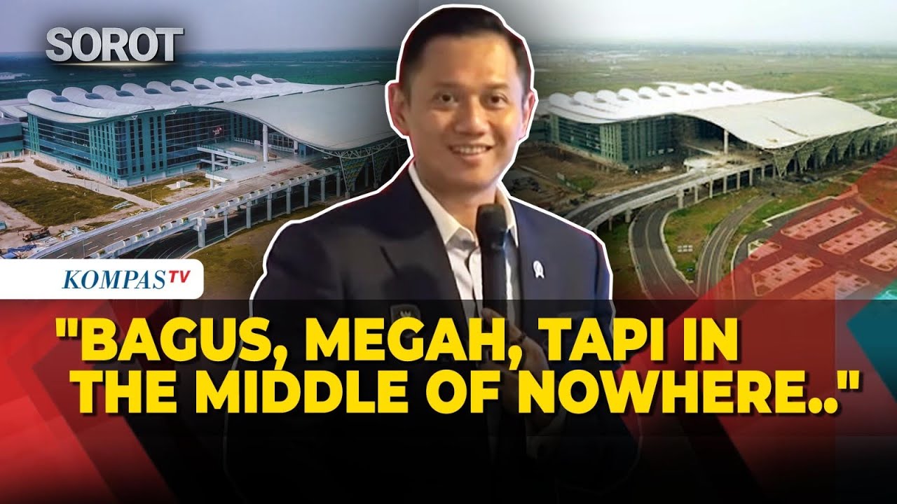 Menko AHY Sebut Kawasan Bandara Kertajati 'In The Middle of Nowhere'