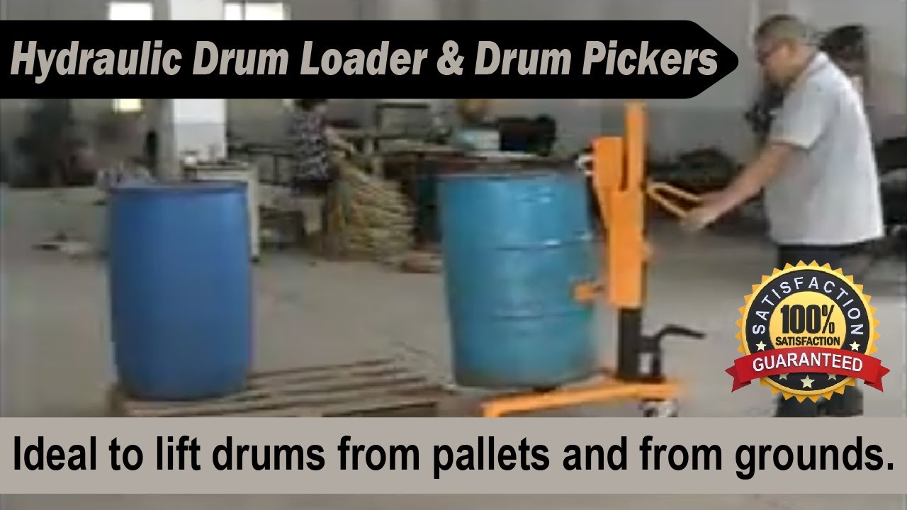 EQDT350a Hydraulic Drum Loader and Drum Picker