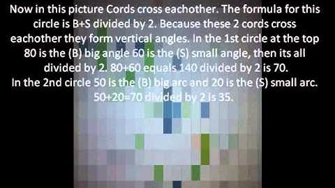 Angles & Segments Relationships in Circles