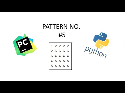 Pattern #5 | Python programming | PyCharm IDE