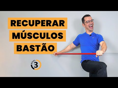 Como RECUPERAR os Músculos Após os 50 Anos | Nível 3 | Treino com Bastão para Mulheres