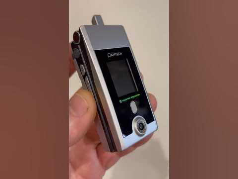 Pantech GI 100 первый в мире телефон с отпечатком пальца - YouTube
