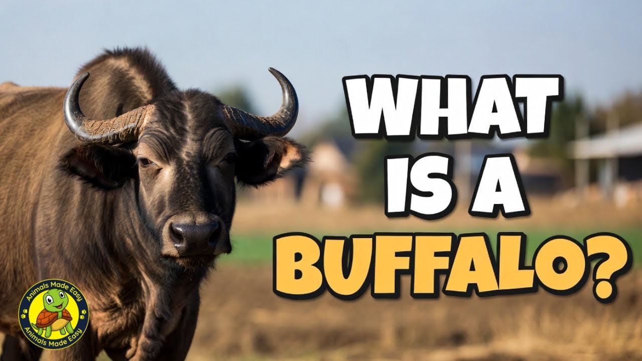 What Is a Buffalo? | Learn About a Buffalo for Kids | Animals Made Easy