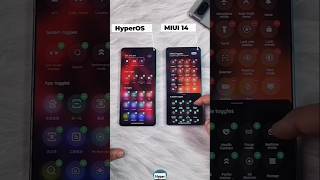 Hyper Ois vs miui 14 side by side 🤔|#youtubeshorts #shortsfeed #shorts #viralvideo #ytshort