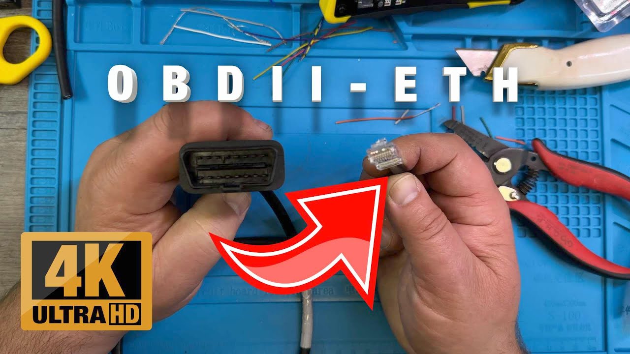 Dilwe Câble Intreface ENET Câble Ethernet vers OBD, Câble Ethernet