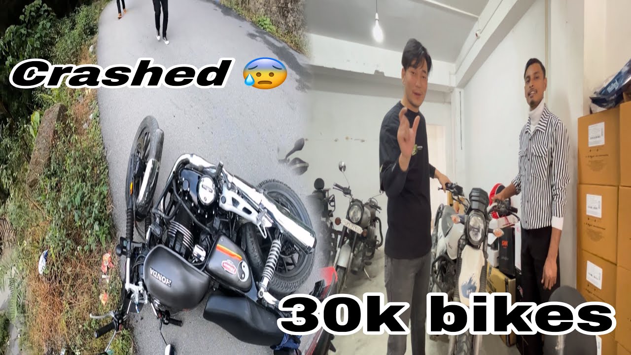 Second hand bikes and scooty at Krazy house garage || crashed || modifications of my bike