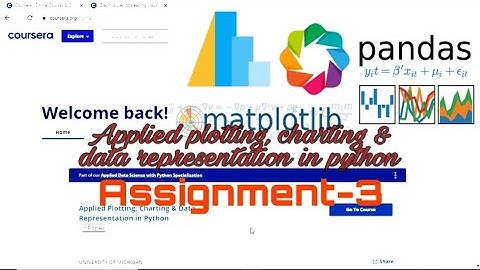 Applied Plotting, Charting & Data Representation in Python | Assignment 3 |  University of Michigan