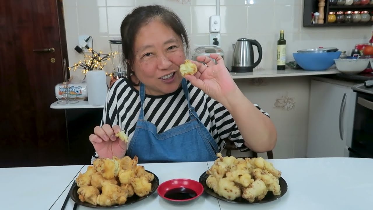 COMO FAZER TEMPURA DE COUVE-FLOR | TIA DO JOINHA