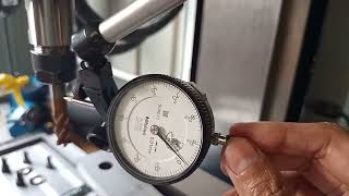 Sieg SX3 R8 spindle run-out Test