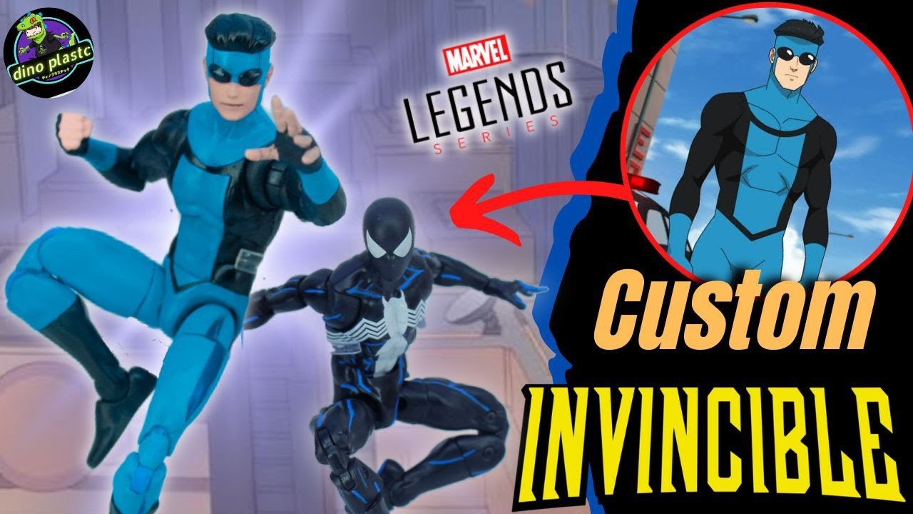 Custom invencible traje azul 💙💙💙!!!!! #invencibles #marvellegends - YouTube