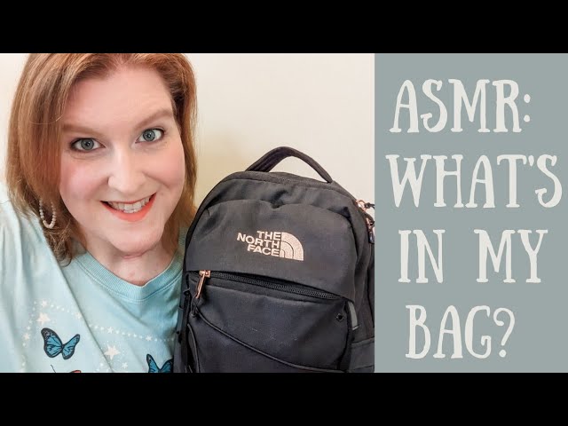 ASMR What's in my Bag? Show & Tell Ramble with Tapping (Soft Spoken/Whisper)