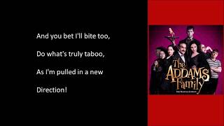 Pulled - Karaoke - LOWER Key - The Addams Family chords