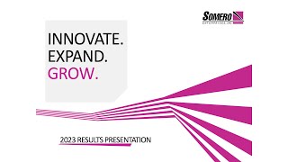 Somero Enterprises (SOM) Full Year 2023 results presentation  March 2024