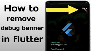 How to remove debug banner in flutter |debug banner |flutter tutorial |IT Project | Shreya's Stuff