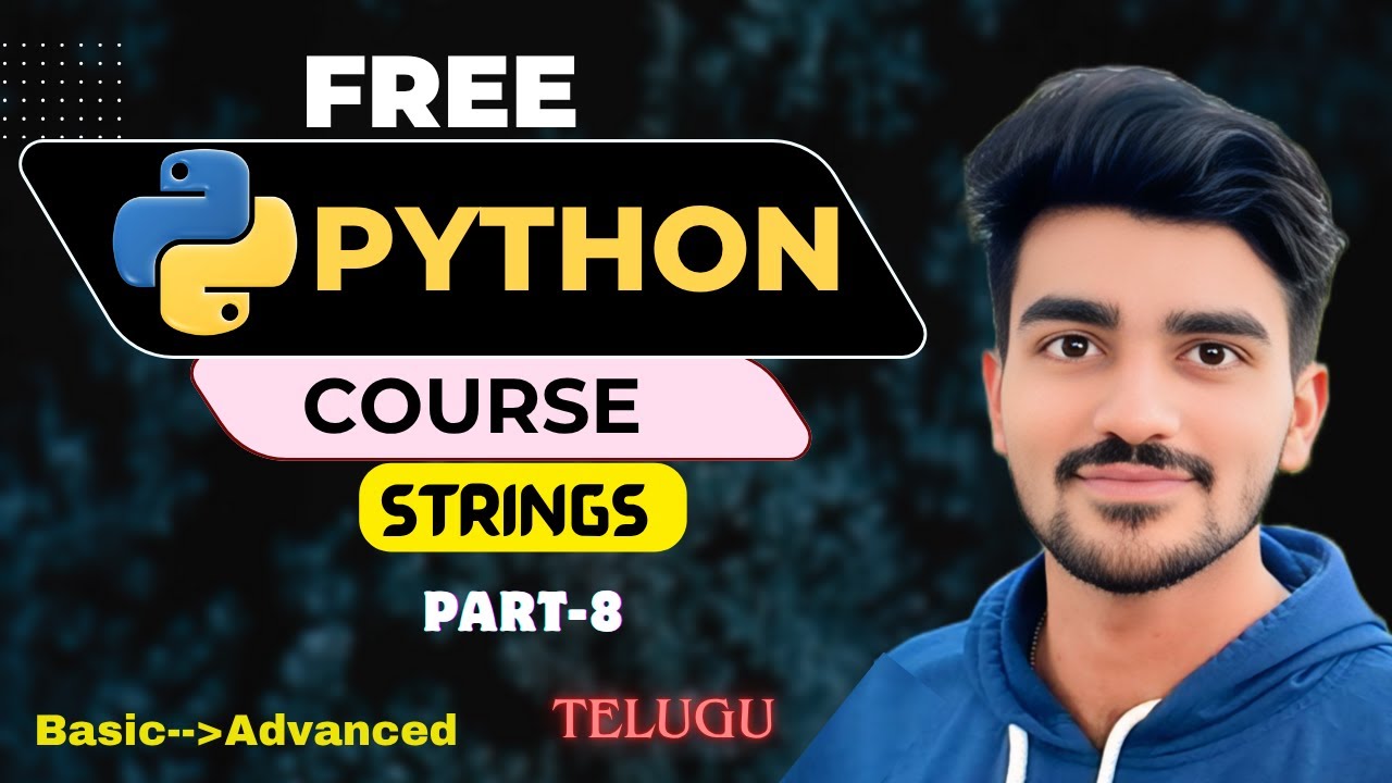 Strings in Python🐍| Explained in Telugu Easy way - YouTube
