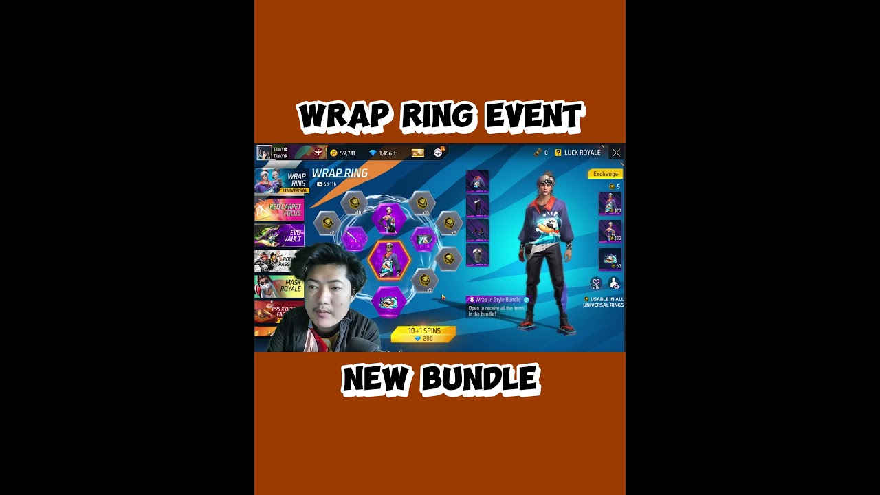 wrap ring event freefire new bundle