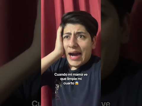 Cuándo limpio mi cuarto y mi mamá me trolea 😭😂￼
