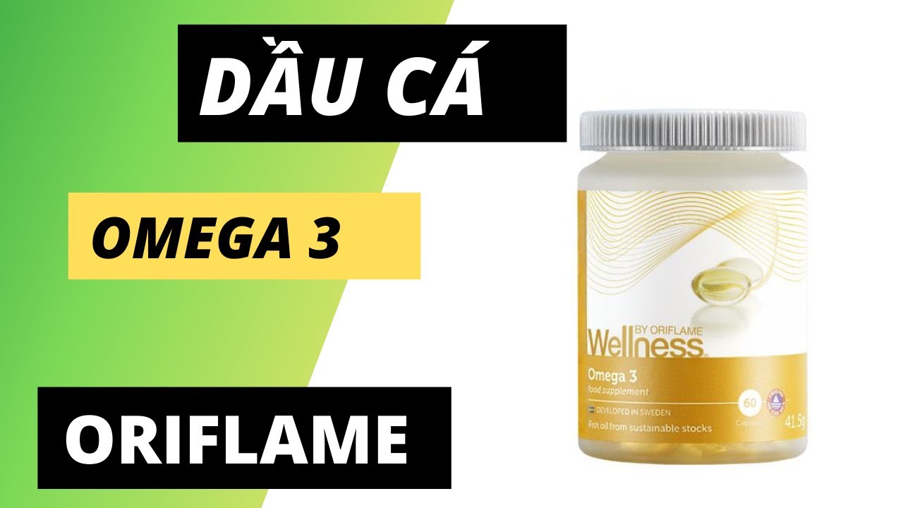 video 29705 Oriflame – Dầu Cá Omega 3
