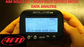 AiM SOLO2 DL Road Racing (Speed) Data Analysis
